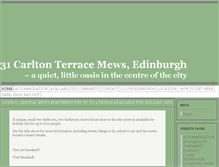 Tablet Screenshot of 31-carlton-terrace-mews-edinburgh.com